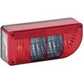 SecoRuet Trailer tail light Turn signal, Brake light, Rear fog lamp, Number plate light, Tail light rear, right 12 V Clear glass