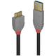 LINDY USB cable USB 3.2 1st Gen (USB 3.0 / USB 3.1 1st Gen) USB-A plug, USB Micro-B 3.0 plug 1.00 m Black 36766