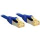 LINDY 47283 RJ45 Network cable, patch cable CAT 6a (CAT 7 cable) S/FTP 10.00 m Blue 1 pc(s)