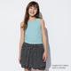 Uniqlo - AIRism - Girl's Cotton Ribbed Sleeveless Bra Top - Green - 11-12Y