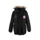 Canada Goose Black Macculloch Parka with Fur Hood Trim Size M