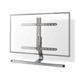 Full Motion Desk TV Stand, for 37-75" TV's, Max Weight 40kg, Tilt & Rotate, Adjustable Height, Aluminium/Steel, Grey