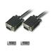 Ex-Pro Premium Black SVGA VGA Plug - Plug (P-P) Male to Male Monitor / Projectors / LCD Cable HD15 Pin Cable Lead - 2m