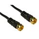 10m F Type Connector Lead Cable Coaxial with F Connectors - Black