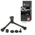 Ex-Pro® 11" Magic Friction Articulating Arm with Hot Shoe Mount & Camera Mount for DSLR Camera - Black
