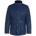 Men's Barbour International Tonal Trialist Waxed Cotton Jacket - Washed Cobalt