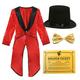 Willy Wonka World Book Day Costume for Kids - Small - Costume & Inflatable Candy Cane