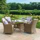 Maze - Winchester Venice 4 Seat Round Rattan Dining Set