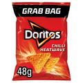 Doritos Tortilla Chips Chilli Heatwave Grab Bag Crisps 48g