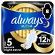 Always Ultra Size 5 Secure Night Extra Plus Wings Sanitary Towels 8Pk