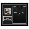 Signed Richie McCaw & Dan Carter Framed Display - RWC Final 2015 vs Wallabies