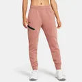 Women's Under Armour Unstoppable Fleece Joggers Canyon Pink / Black S