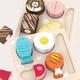 Wooden Play Food Sets - Dinner And Dessert Puzzle Set