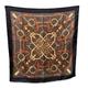 HERMES Vintage Black Silk Scarf Eperon D'Or 1974 Henry D'Origny