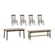 Ercol - Monza Medium Extending Dining Table, 4 Chairs and Bench