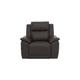 Utah Leather Power Recliner Chair with Power Headrest and Power Lumbar - Piompo