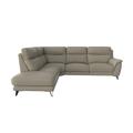 Contempo Left Hand Facing Chaise End BV Leather Power Recliner Sofa - BV Taupe