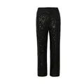 InWear, Trousers, female, Black, 3Xl, Sequin Trousers with Wide Waistband