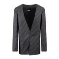 Stella McCartney, Jackets, female, Gray, XS, Womens Clothing Blazer 6500213Ar750