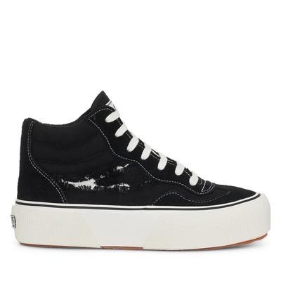 Superga 3141 Revolley Midripped Swallowtail - Black/white Avorio