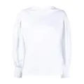 Chloé, Blouses & Shirts, female, White, XS, Elegant Lace-Trim Blouse