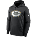 Nike Therma Prime Logo (NFL Green Bay Packers) Men's Pullover Hoodie - Green - Polyester