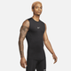 Nike Pro Men's Dri-FIT Tight Sleeveless Fitness Top - Black - Polyester