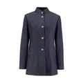 Loro Piana, Coats, female, Blue, S, Japanese Cotton Cashmere Denim Jacket