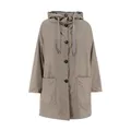 Le Tricot Perugia, Jackets, female, Gray, XS, Womens Clothing Jacket Coats Taupe/d.grey/taupe Aw23