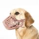 Dog Muzzle, Basket Cage Muzzle for Small, Medium, Large Dogs to Stop Barking, Biting and Chewing off-white 5