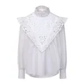 Chloé, Blouses & Shirts, female, White, XS, Chloe Sangallo Lace Blouse