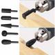 1/4 6mm Rotary Burr Set Power Tools Wood Grinding Engraving Carving File Rasp Drill Bits Rotary Drill Bits Shank Bit Set for Woodworking Kit Pack of