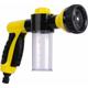 Foam garden hose with soap dispenser gun for car wash, pet, shower, plants - Rhafayre