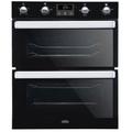 Belling 444444784 BI702FPCT Black Double Built Under Electric Oven