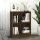 Royalton - Bookshelf Brown Oak 60x24x74.5 cm Engineered Wood