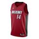 Men's Nike NBA SW Fan Edition Miami Heat Sports Basketball Jersey/Vest Jersey Red