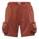 Nike ACG Embroidered Logo Lacing waterproof Multiple Pockets Shorts Red