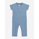 Levi's Kids Wear Baby Boys Henley Romper In 12 Mths Blue