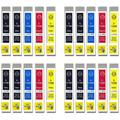 4 Set of 4 + extra Black Ink Cartridges to replace Epson T0715+711 Compatible/non-OEM from Go Inks (20 Inks) Black/Cyan/Magenta