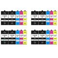 4 Go Inks Set of 4 + Extra Black Ink Cartridges to replace HP 903 + Bk (XL Capacity) Compatible / non-OEM for HP Officejet Printers (20 Inks) Black...