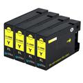 4 Yellow Ink Cartridges to replace Canon PGI-1500XLY Compatible/non-OEM from Go Inks