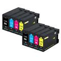 2 Set of 4 Ink Cartridges to replace Canon PGI-1500XL Compatible/non-OEM from Go Inks (8 Inks) Black/Cyan/Magenta