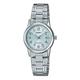 CASIO Quartz Stainless Steel Strap Waterproof Blue Watch Dial Blue Analog