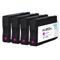 4 Go Inks Magenta Compatible Printer Ink Cartridges to replace HP 953M (XL Capacity) Compatible / non-OEM for HP Officejet Printers