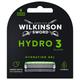 Wilkinson Sword Hydro 3 Skin Protection Men's Razor Blades, 4 Per Pack