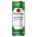 Tanqueray London Dry Gin & Tonic Ready to Drink Can, 250ml