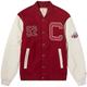 Champion Reverse Weave Men's Varsity Jacket Red/Ecru