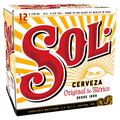 Sol Original Lager Beer 12 x 330ml Bottles