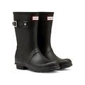 Hunter Original Short Wellington Boots - Black, Black, Size 8, Women