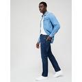 G-Star RAW G-star Triple A Regular Straight Fit Jeans - Mid Wash Blue, Mid Wash, Size 30, Inside Leg Regular, Men